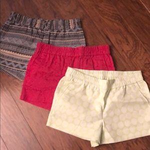 NWOT Lot of 3 J. Crew Shorts